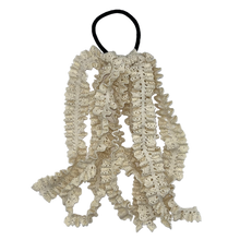 Load image into Gallery viewer, Vintage Lace Pony with Streamers - Ivory
