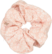 Load image into Gallery viewer, Textured Floral Oversized Scrunchie - Blush

