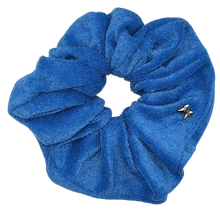 Load image into Gallery viewer, Terry Oversized Scrunchie - Denim
