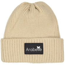 Load image into Gallery viewer, Chunky Ribbed Knit Cuffed Winter Beanie - Beige
