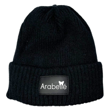Load image into Gallery viewer, Chunky Ribbed Knit Cuffed Winter Beanie - Black
