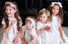 Load image into Gallery viewer, Eyelet Twisted Knot Baby Band - Mauve
