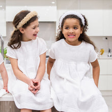 Load image into Gallery viewer, Tulle Headband with Sash - White
