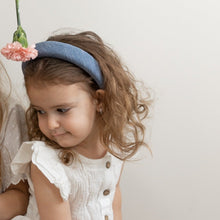 Load image into Gallery viewer, Ribbed Padded Headband - Denim
