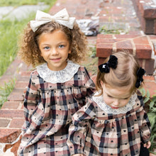 Load image into Gallery viewer, Velvet Mini Bow Clip Set - Mocha
