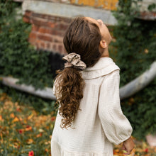 Load image into Gallery viewer, Plaid Oversized Scrunchie - Brown

